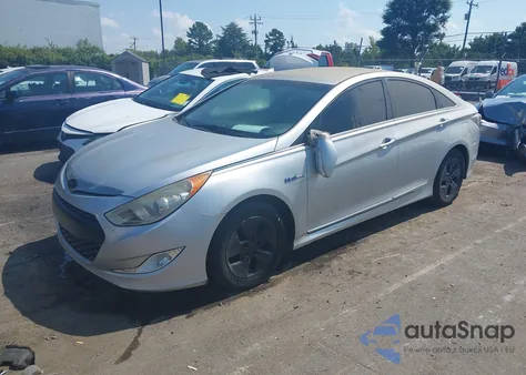 2012 Hyundai Sonata Hybrid z USA, uszkodzony, nr VIN KMHEC4A48CA045364